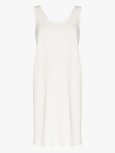 Shop Pour Les Femmes Gauze Cotton Tank Nightdress In White