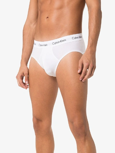 Shop Calvin Klein Underwear White Cotton Briefs Set