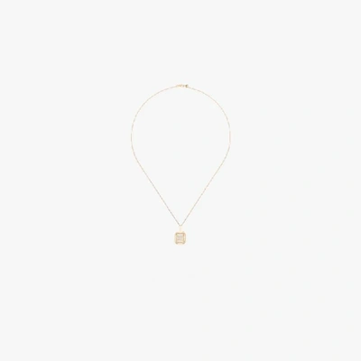 Shop Mateo 14k Yellow Gold E Initial Diamond Necklace