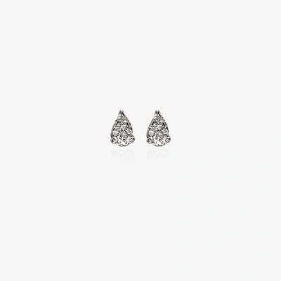 Shop Dana Rebecca Designs 14k White Gold Sophia Ryan Petite Teardrop Diamond Earrings