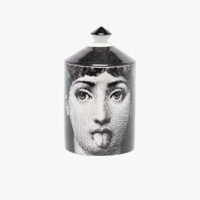 Shop Fornasetti 'otto Antipatico' Kerze In Weiss