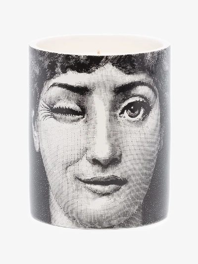 Shop Fornasetti 'otto Antipatico' Kerze In Weiss