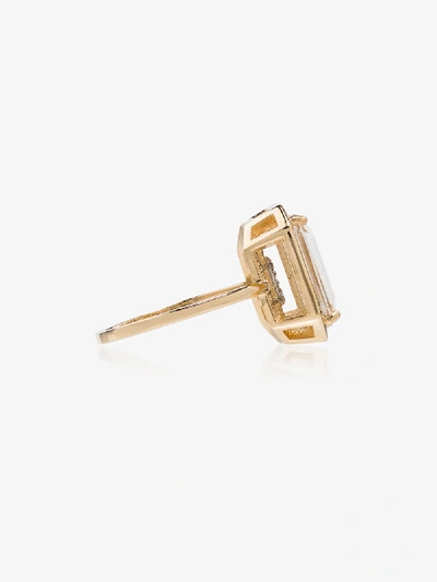 Mateo 14k Yellow Gold C Initial Diamond Ring In Gold