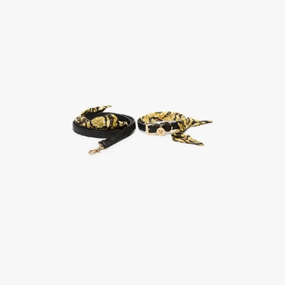 Shop Versace Black Dog Collar And Leash Set