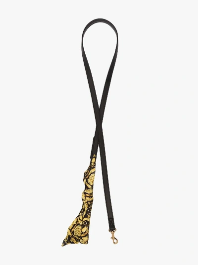 Shop Versace Black Dog Collar And Leash Set