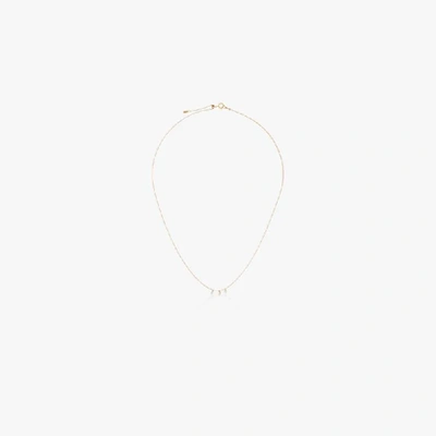 Shop Persée 18k Yellow Gold Diamond Charm Necklace