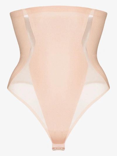 Shop Spanx 'haute Contour' String In Nude