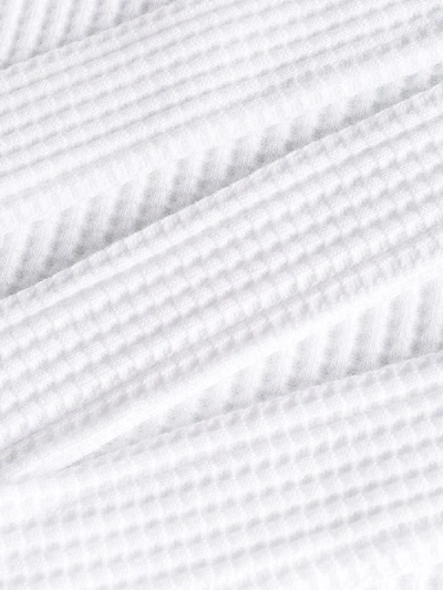 Shop Skin Camilla Waffle Cotton Robe In White