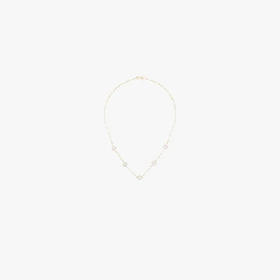 Shop Anissa Kermiche 14k Yellow Gold Frost In May Pearl Necklace In D'ore