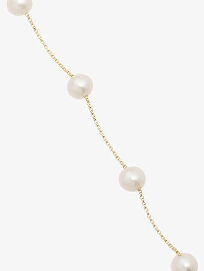 Shop Anissa Kermiche 14k Yellow Gold Frost In May Pearl Necklace In D'ore