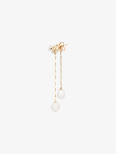 Shop Anissa Kermiche 14k Yellow Gold Wuthering Heights Pearl Drop Earrings
