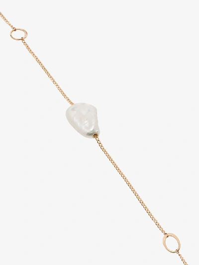 Shop Melissa Joy Manning 14k Yellow Gold Pearl Pendant Bracelet