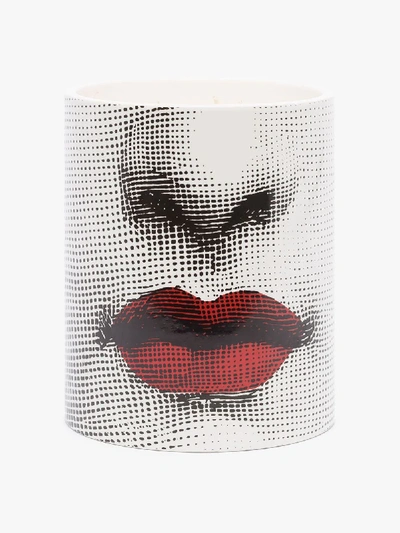 Shop Fornasetti 'bacio Otto' Kerze In Weiss