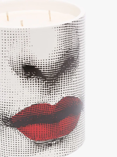 Shop Fornasetti 'bacio Otto' Kerze In Weiss