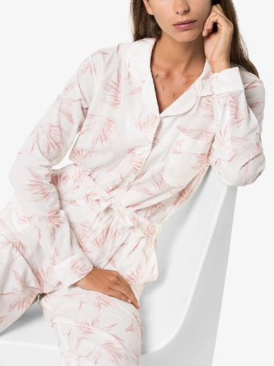 Shop Desmond & Dempsey 'deia' Pyjama In Weiss