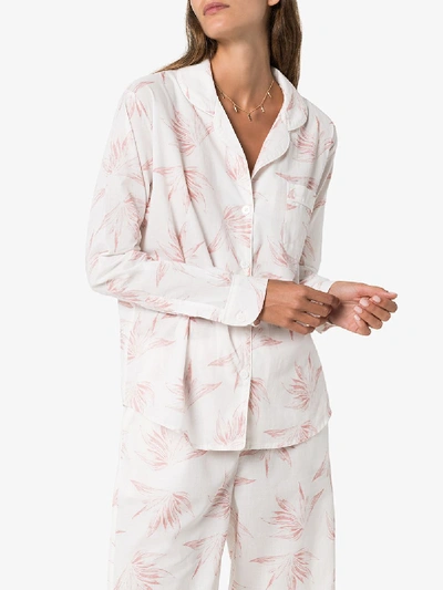 Shop Desmond & Dempsey 'deia' Pyjama In Weiss