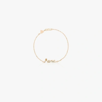 Shop Alison Lou 14k Yellow Gold Mama Diamond Bracelet