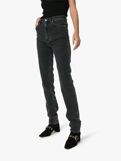Totême Grey Skinny High Waist Jeans | ModeSens