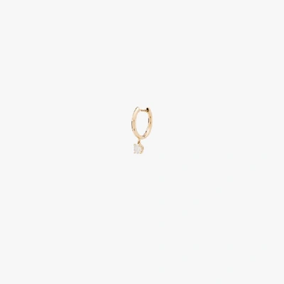 Shop Anita Ko 18k Yellow Gold Diamond Hoop Earring