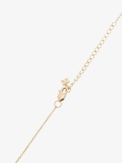 Mateo 14k Yellow Gold E Initial Pearl Diamond Necklace In Yellow Gold