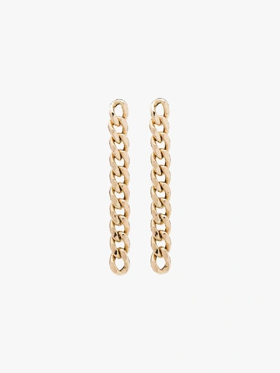 Zoë Chicco 14k Yellow Gold Chain Drop Earrings In Yellow Gold