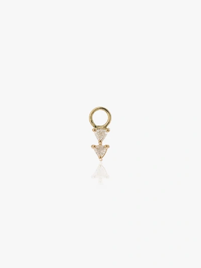 Shop Lizzie Mandler Fine Jewelry 18k Yellow Gold Diamond Earring Charm