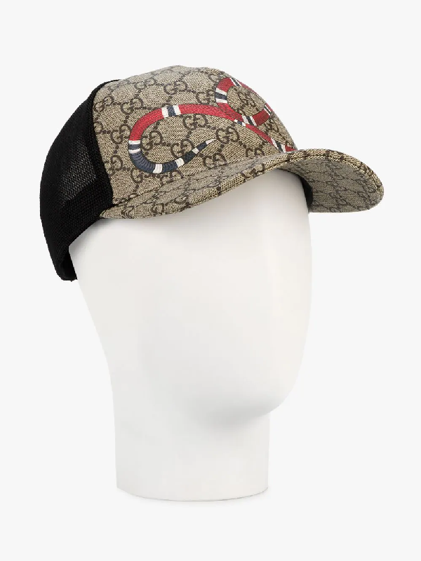 kingsnake print gg supreme baseball hat