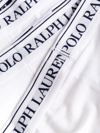 Shop Polo Ralph Lauren Cotton Boxer Briefs Set In White