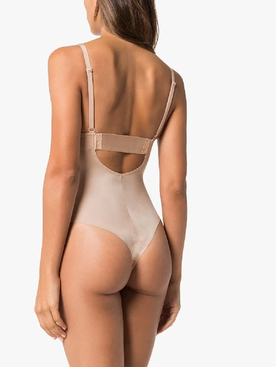 Shop Spanx 'suit Your Fancy' Shape-body Mit Tanga In Nude