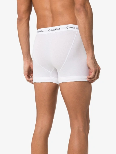 Shop Calvin Klein Underwear White Cotton Boxer Briefs Set