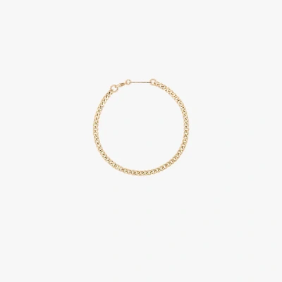 Shop Zoë Chicco 14kt Gold Chain Bracelet In Yellow Gold
