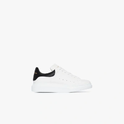 Alexander Mcqueen Crystal-embellished Lace-up Sneakers In White
