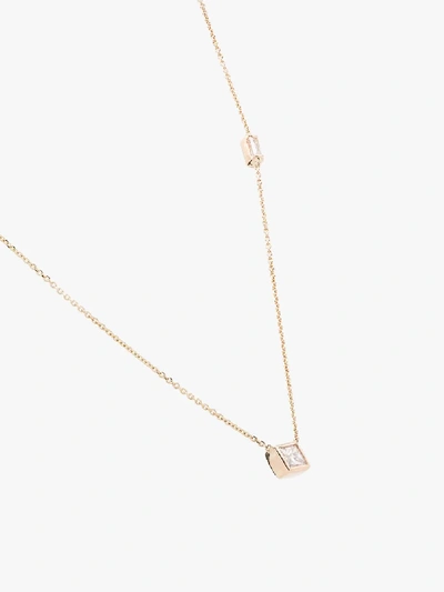 Shop Xiao Wang 14k Yellow Gold Gravity Diamond Necklace