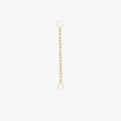 Shop Zoë Chicco 14kt Gold Chain Earcuff In Yellow Gold