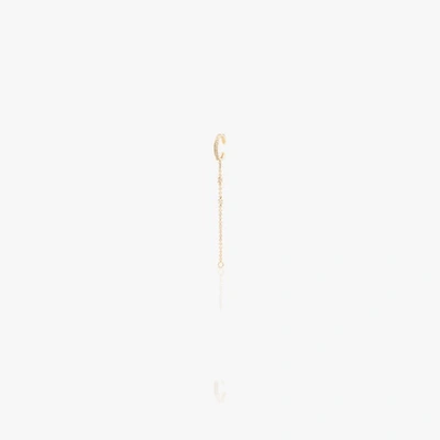 Shop Anita Ko 18k Yellow Gold Diamond Chain Ear Cuff