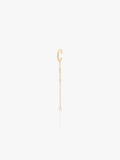 Shop Anita Ko 18k Yellow Gold Diamond Chain Ear Cuff