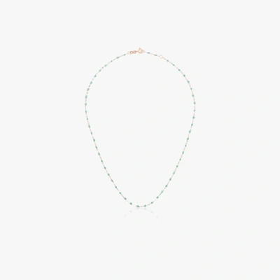 Gigi Clozeau 18k Rose Gold 42 Cm Beaded Necklace In Rose Gold
