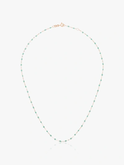 Shop Gigi Clozeau 18k Rose Gold 42 Cm Beaded Necklace