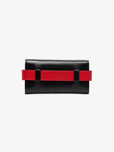 Shop Christian Louboutin Black Eliza Leather Belt Bag In Bk01 Black