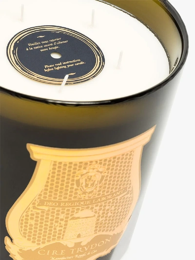 Shop Cire Trudon Green Abd El Kader Grande Scented Candle In Gold