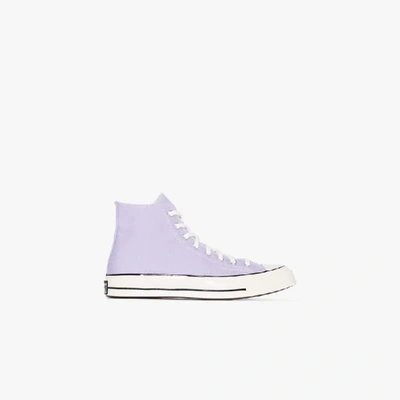 Shop Converse Purple Chuck 70 High Top Sneakers
