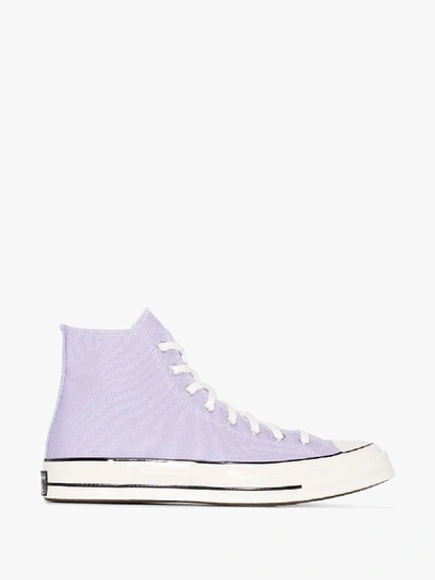 Shop Converse Purple Chuck 70 High Top Sneakers