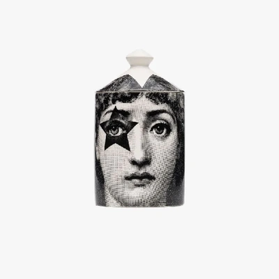 Shop Fornasetti 'star Lina' Duftkerze, 300g In Weiss