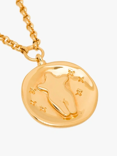Shop Chloé Gold Tone Emoji Pendant Necklace