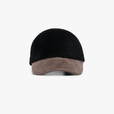 Shop D’estrëe Black Raymond Felt Cap