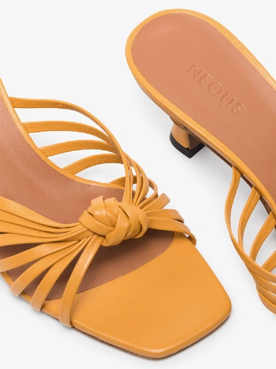 Shop Neous Lottis 55 Leather Sandals In Yellow