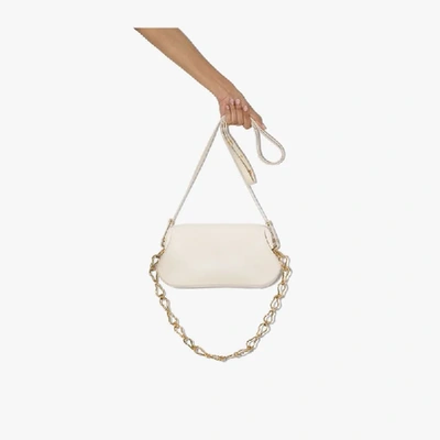 Shop Osoi White Dutch Brot Leather Shoulder Bag