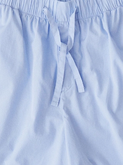Shop Tekla Pyjamashorts Mit Kordelzug In Blau