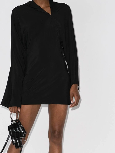 Shop Rick Owens Black Seb Mini Dress