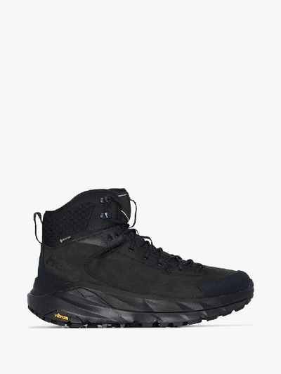 Shop Hoka One One Black Sky Kaha Gore-tex Suede Hiking Boots